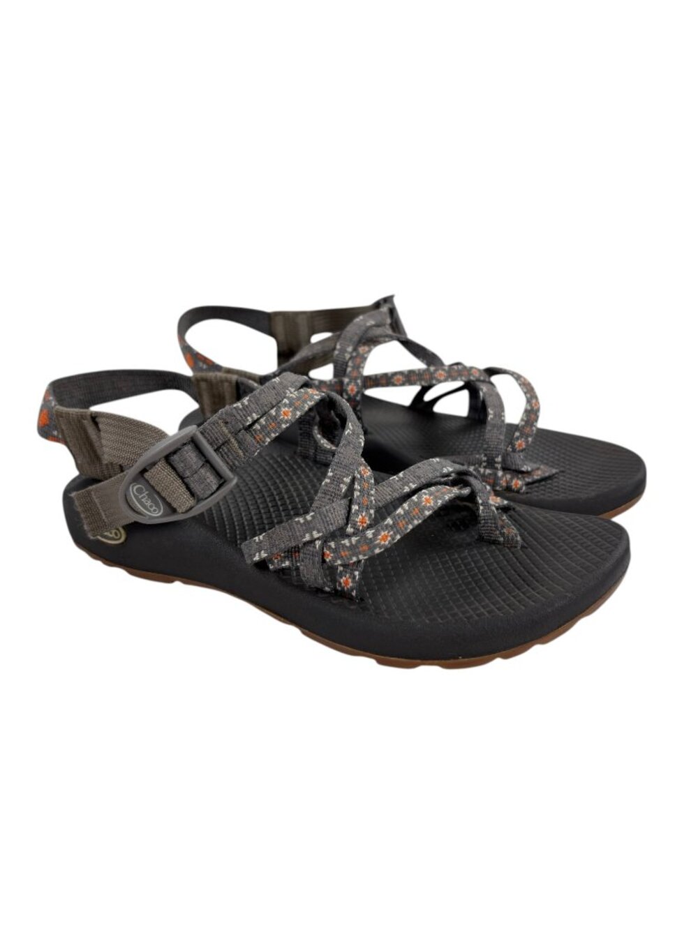 Chaco Women's Gray Floral Strappy Sandals